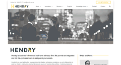 Desktop Screenshot of hendry.com.au